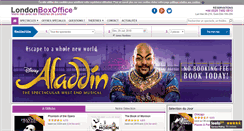 Desktop Screenshot of londonboxoffice.fr