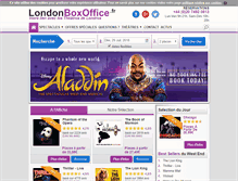 Tablet Screenshot of londonboxoffice.fr
